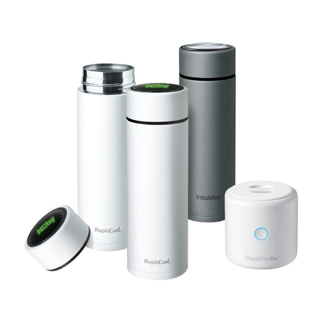 Cool and Sterilise Travel Set Rapid Bundle Nuby UK
