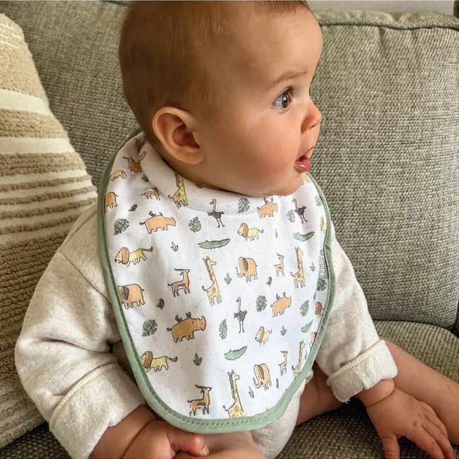 4 Pack Snug & Dry Organic Bibs Bibs Nuby