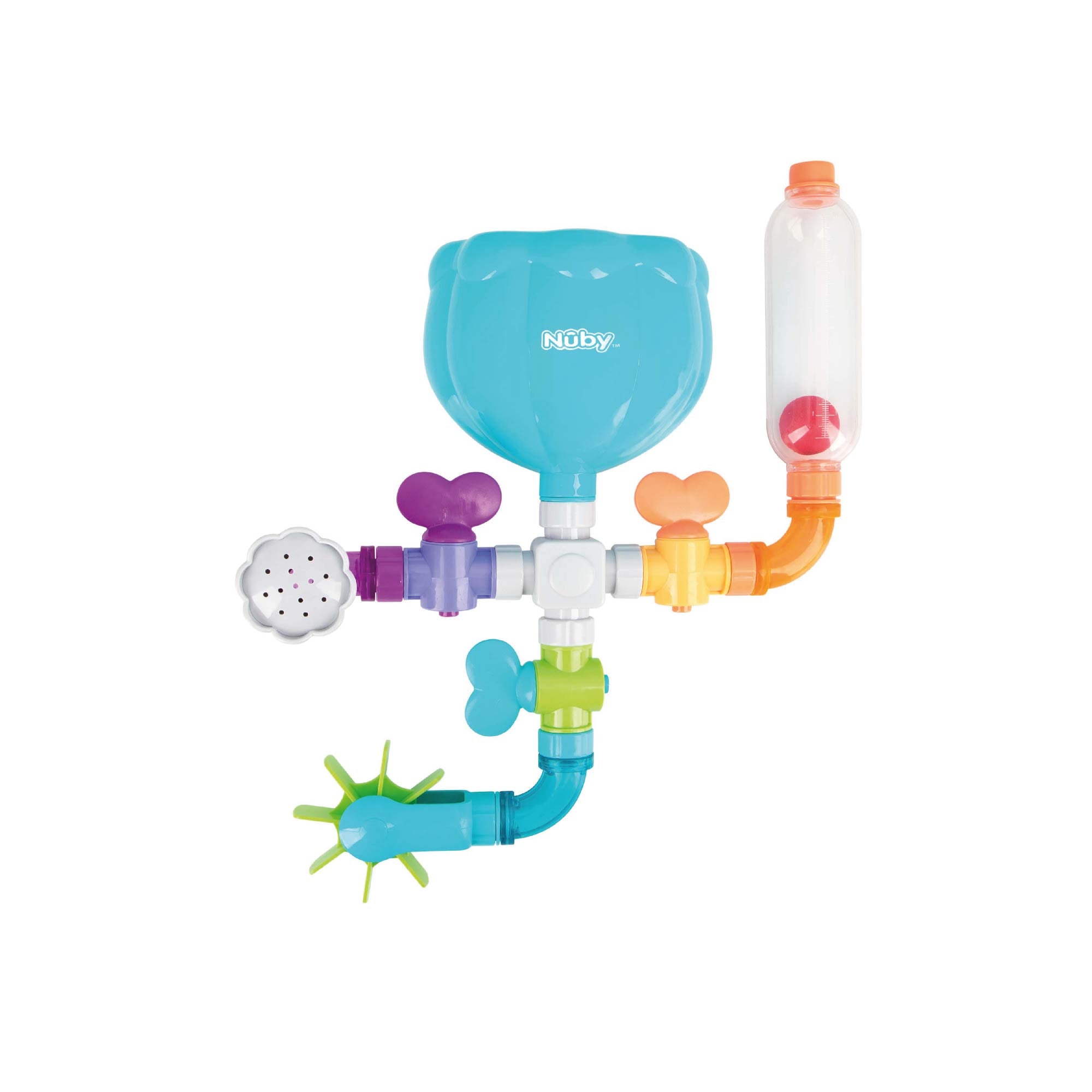 Wacky Pipes Bath Toy Kids Bath Time Nuby UK - Main Image