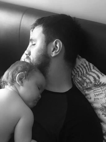 Alex with baby Rosie