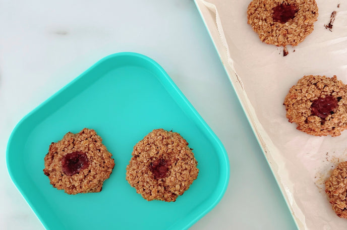 Four ingredient Bakewell cookies