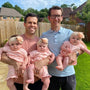 Proud Dads to Triplets Born Through Surrogacy