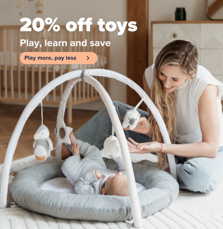 Save 20% on toys 