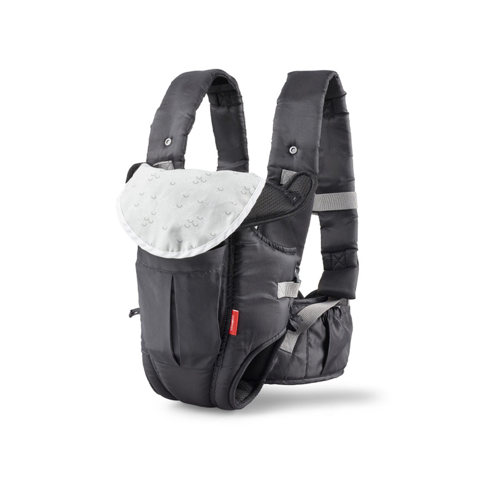 A close up photograph on a white background of the 2 in 1 Baby Carrier created by Nuby.