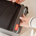 Travel Booster Seat - Blue Stripes