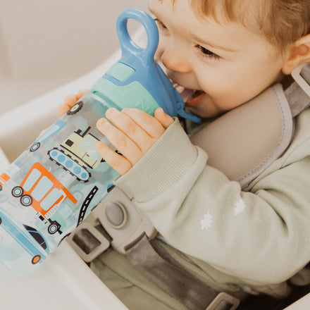 Super Quench Water Bottle Trucks 2 Pack Cups Nuby   