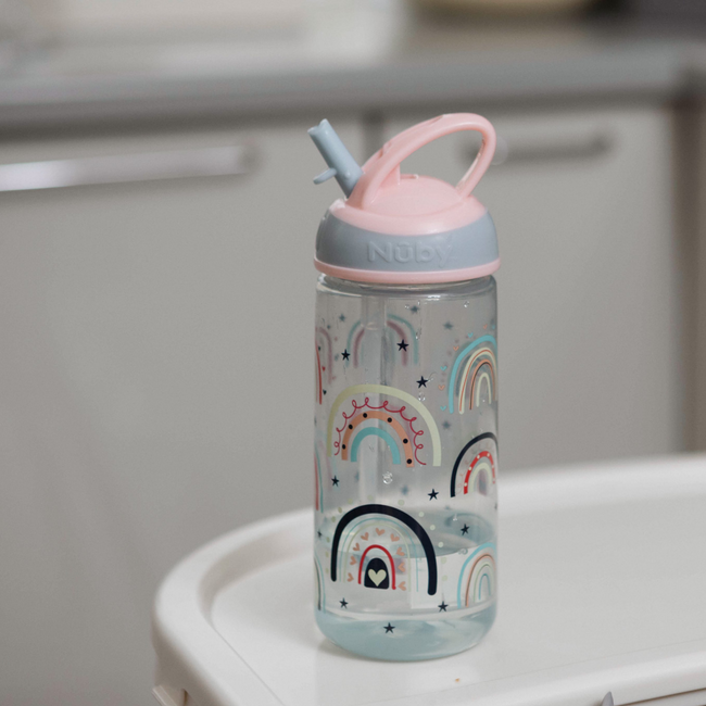 Super Flip Kids Rainbow Water Bottle 2 Pack Nuby UK super-flip-kids-rainbow-water-bottle-2-pack-nuby-uk