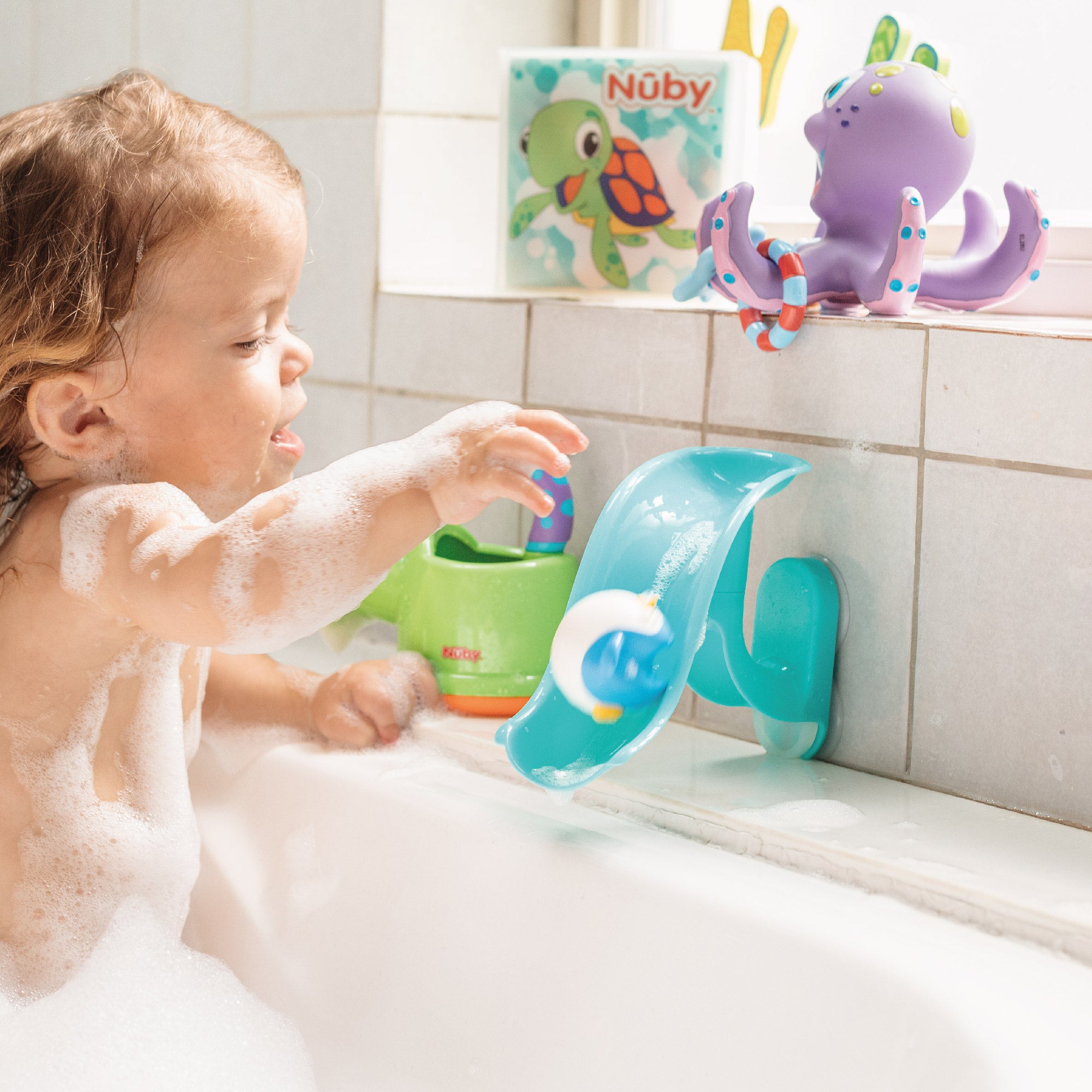 Bath on sale slide toy