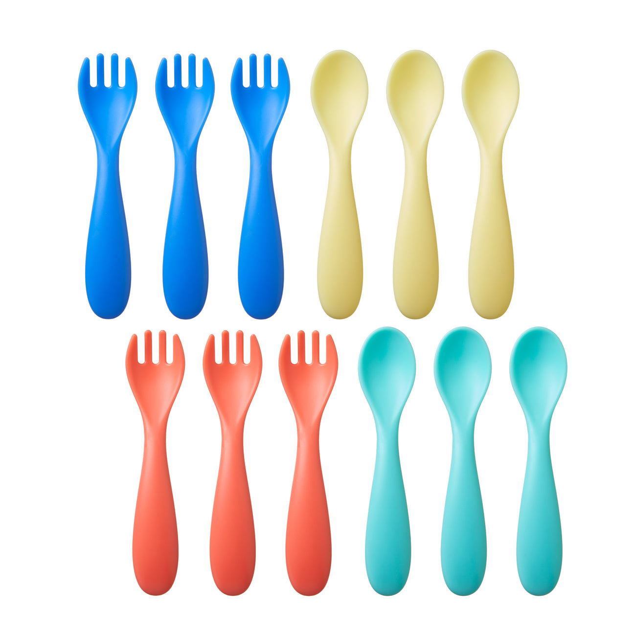 Brights Toddler Cutlery 12 Pack