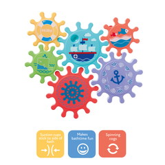Bath Toy Cog Set