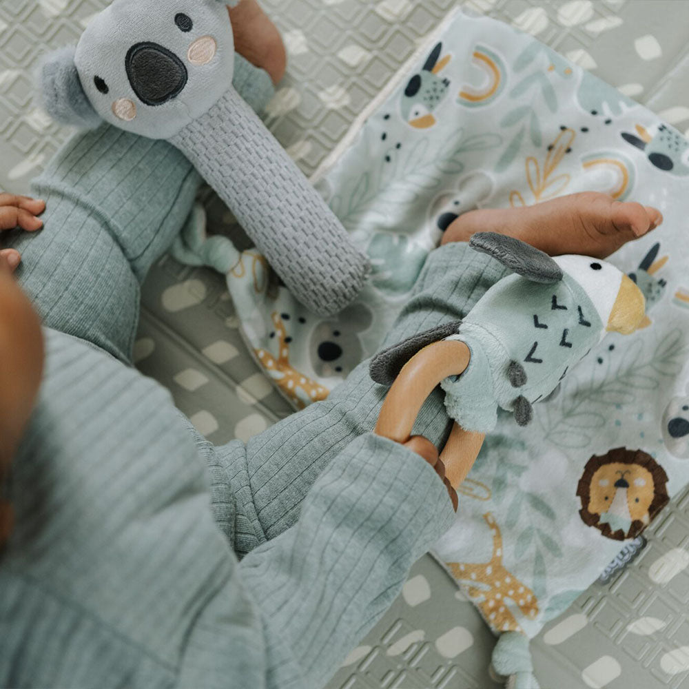 A close up of the Animal Adventures gift set including animal characters.