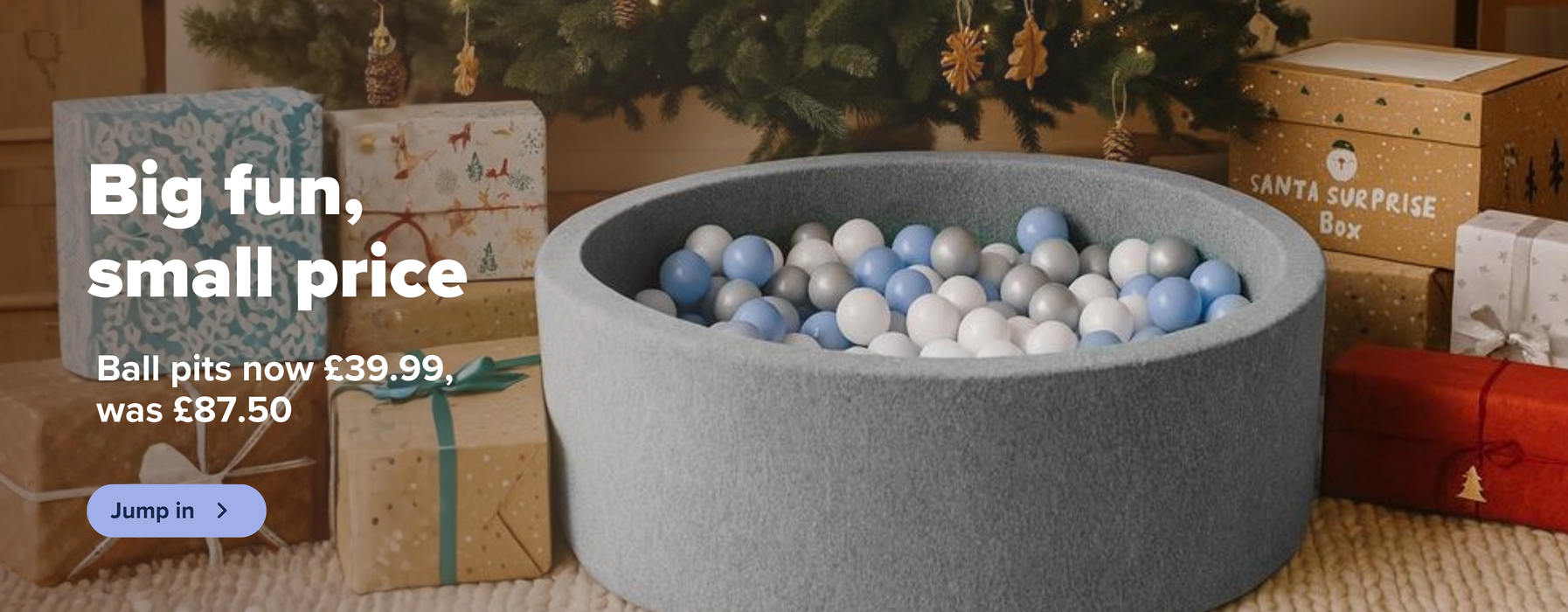 Ball pits now only £39.99, was £87.50. Perfect Christmas gift. Shop now