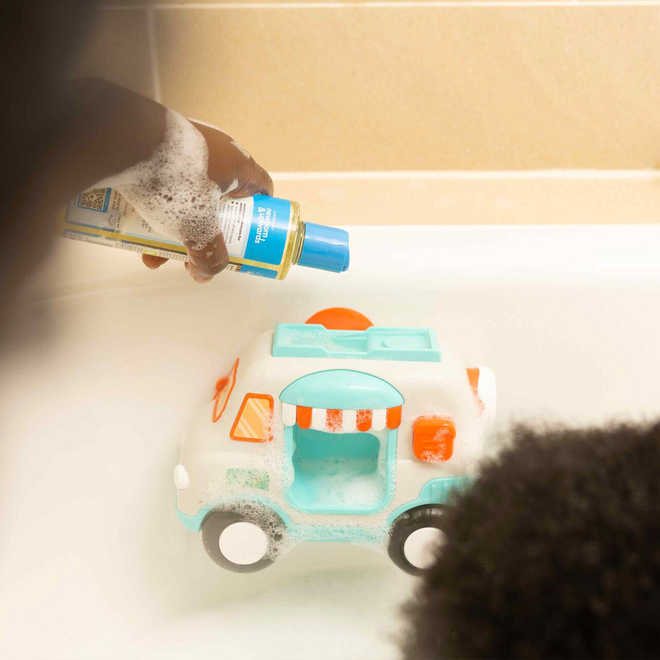 Ice cream bath toy by Nuby.