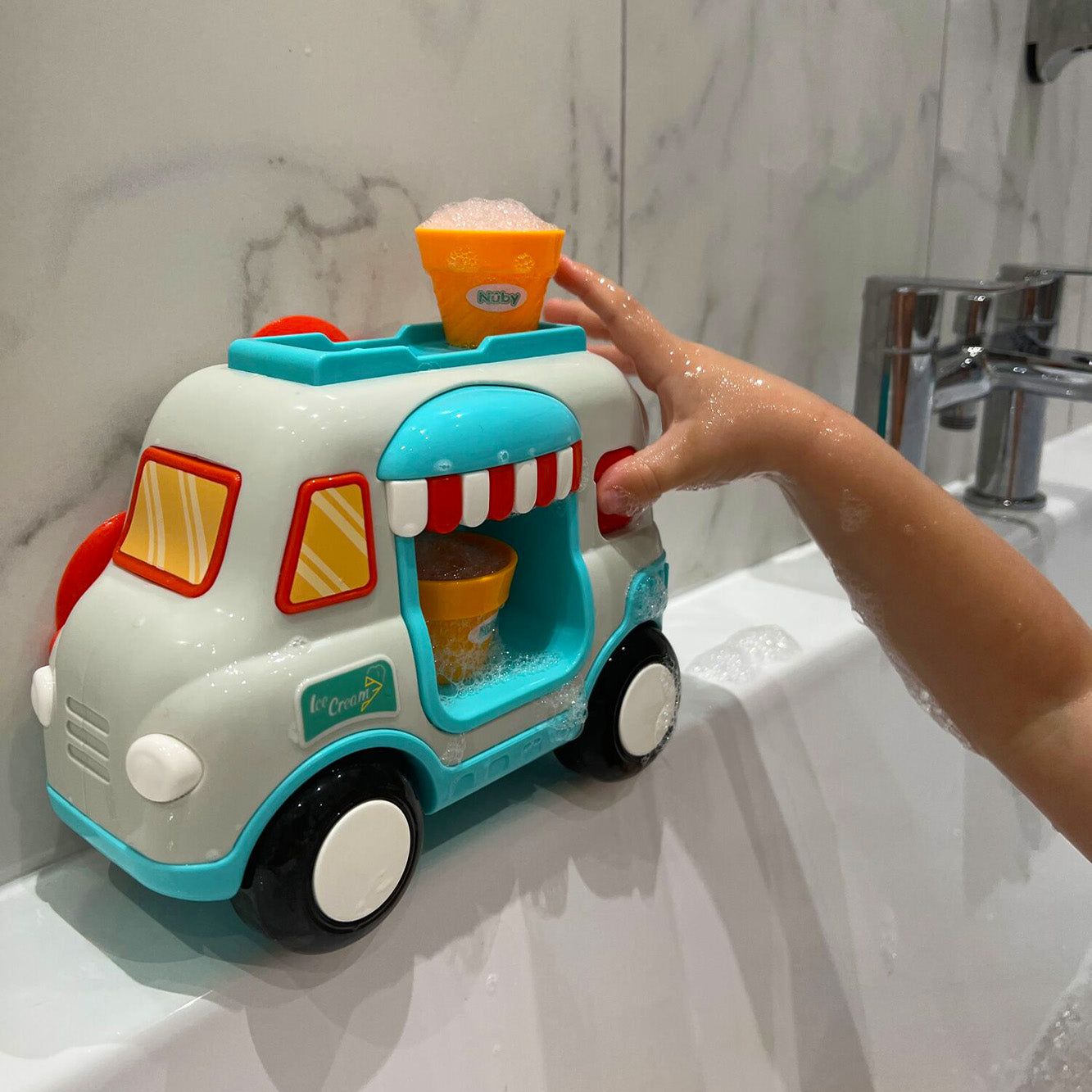 Ice cream machine bath toy by Nuby.