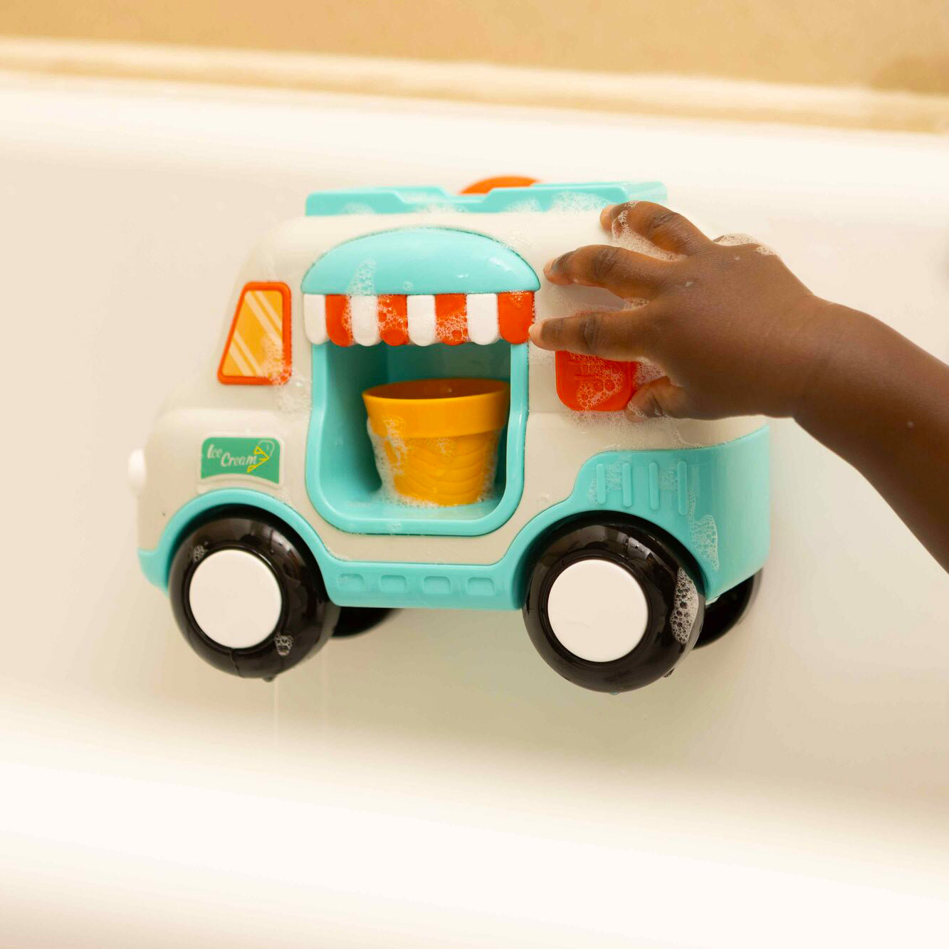 Ice cream bath toy by Nuby.