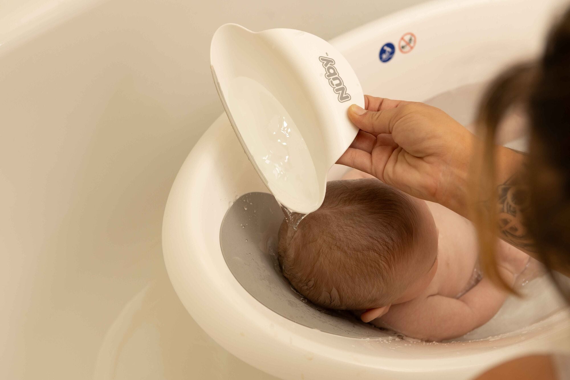 NUOBESTY Baby Bathtub Infant 's Inflatable Swimming Pool Garden Kiddie Paddling Pool Indoor Outdoor Pool Rectangular Water Game Play Center Bathtub In Sit Me Up Baby Bath