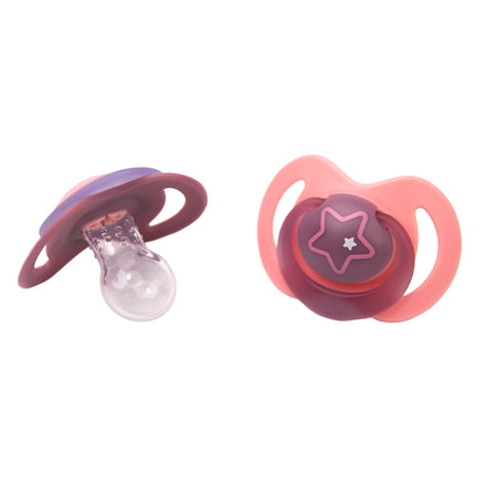 Pink and purple night dummies