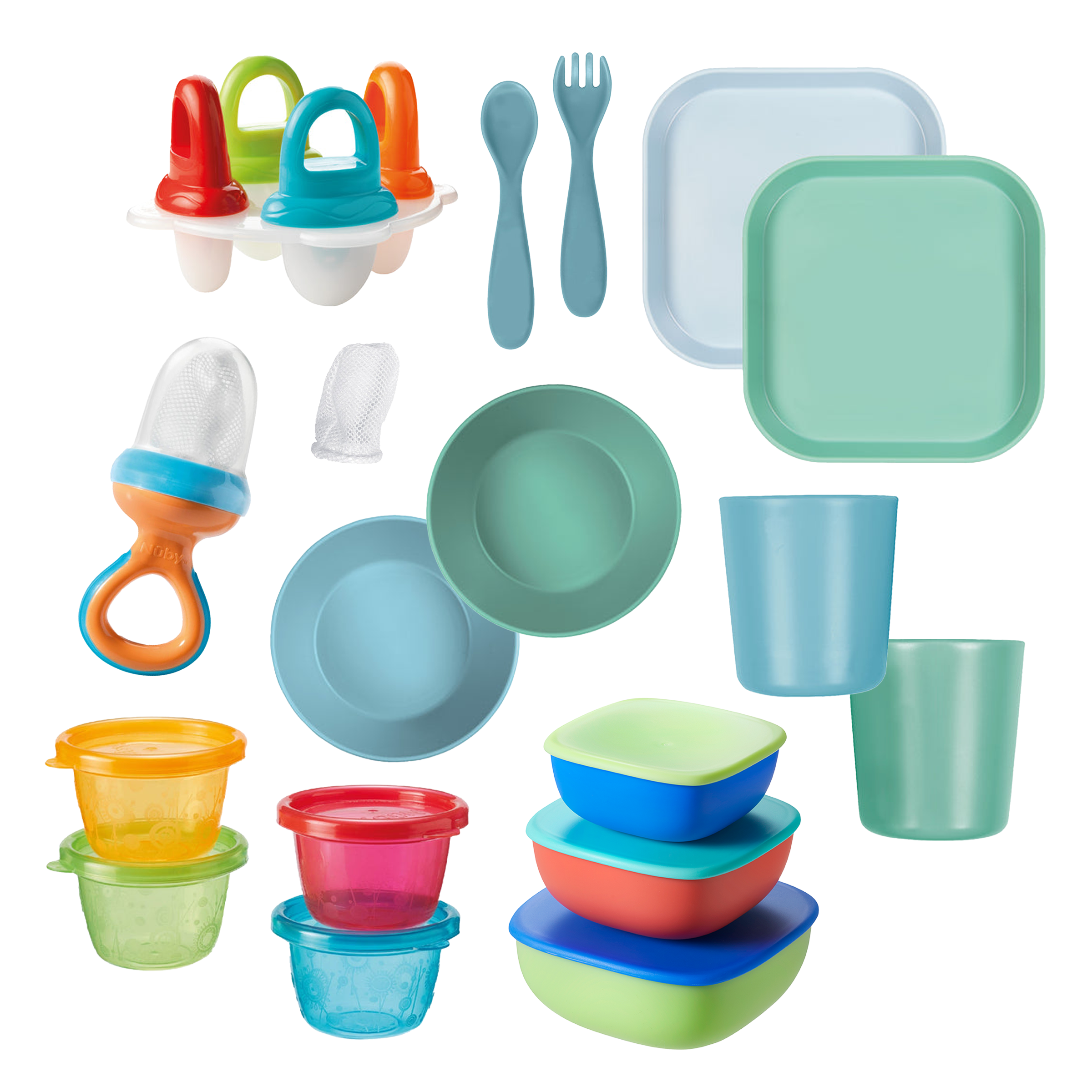 Ultimate Blue Earth First Weaning Bundle Bundle Nuby UK   