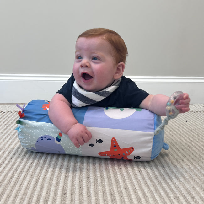 Ocean Friends Inflatable Tummy Time Pillow