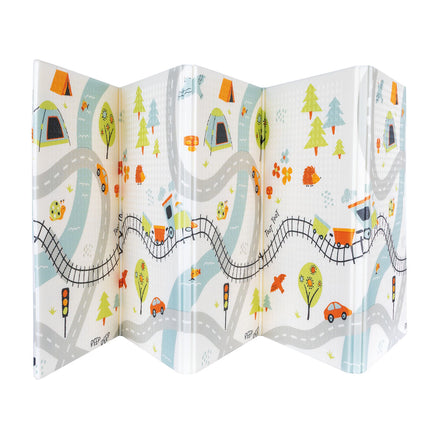 A close up of the Play Mat road version against a white background by Nuby.