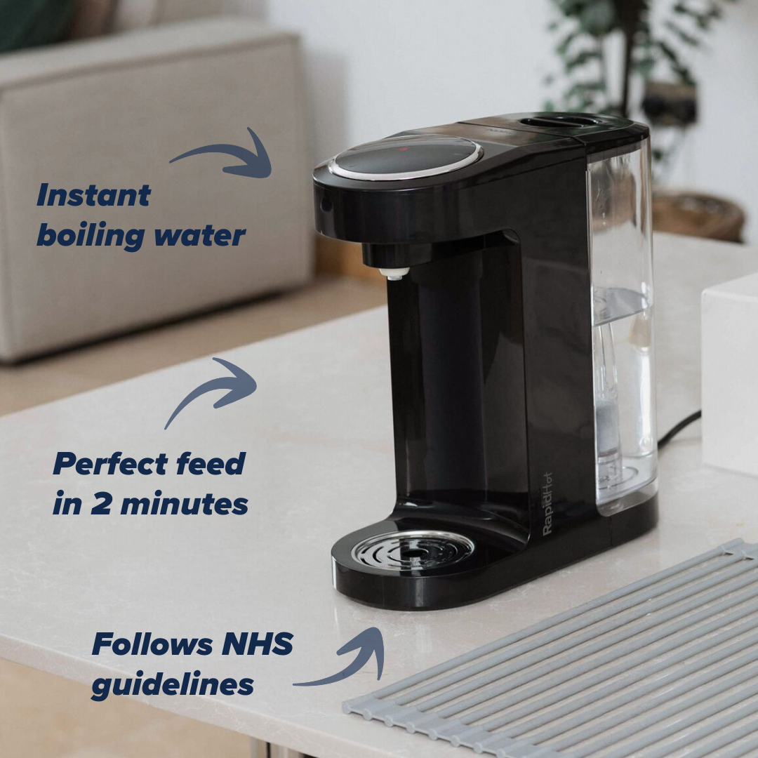 RapidHot Formula Preparation Machine Black RapidHot Nuby UK