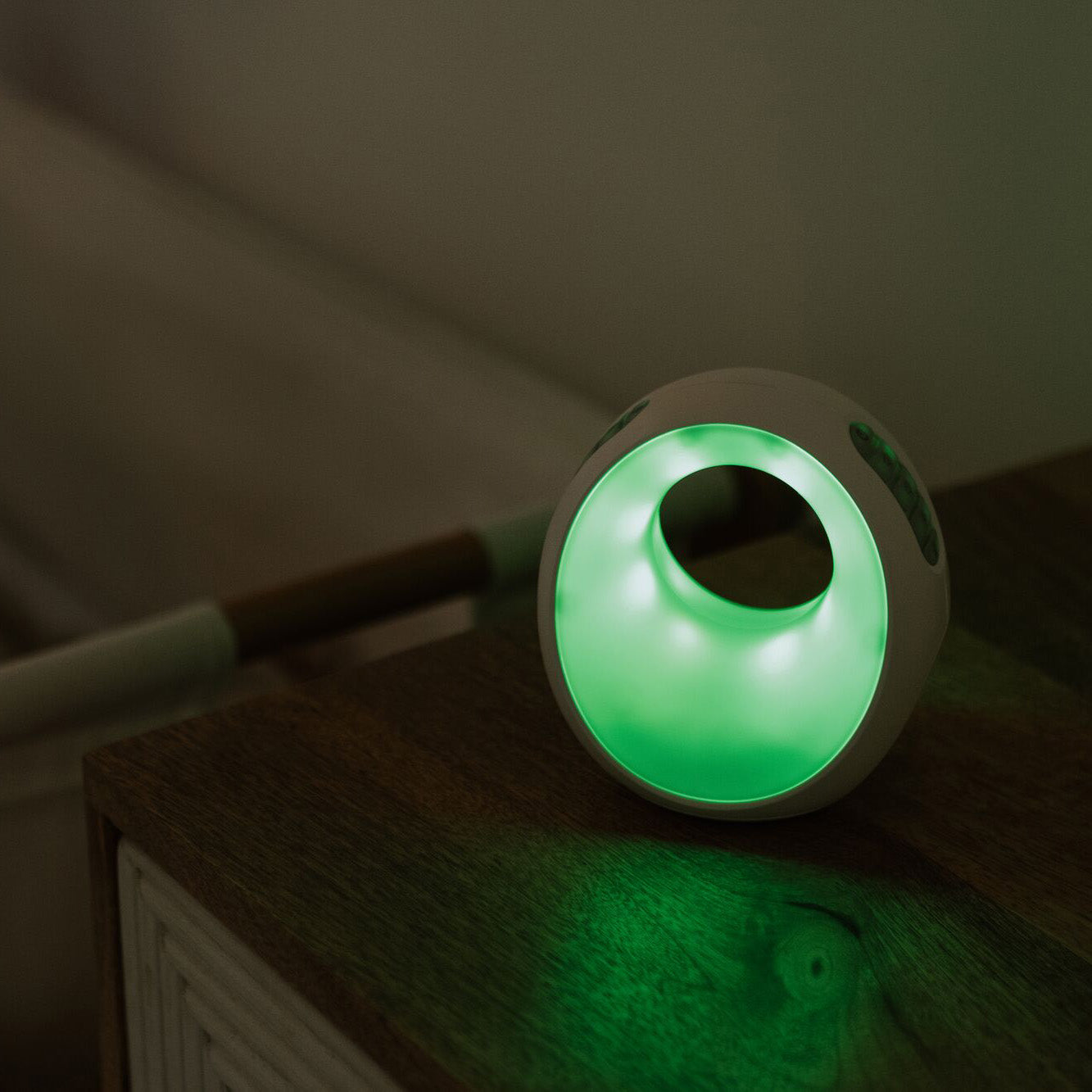 The sleep and sound by Nuby emitting a green colour