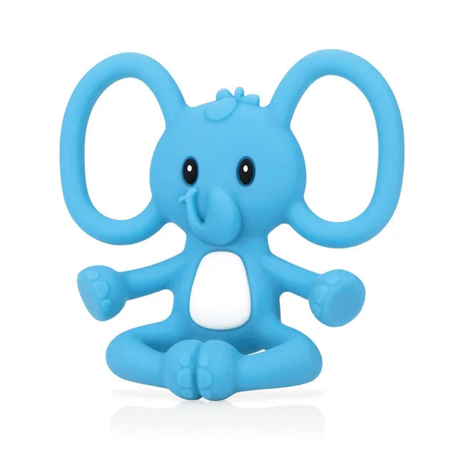 Blue Yogi Elephant Teether | Nuby UK