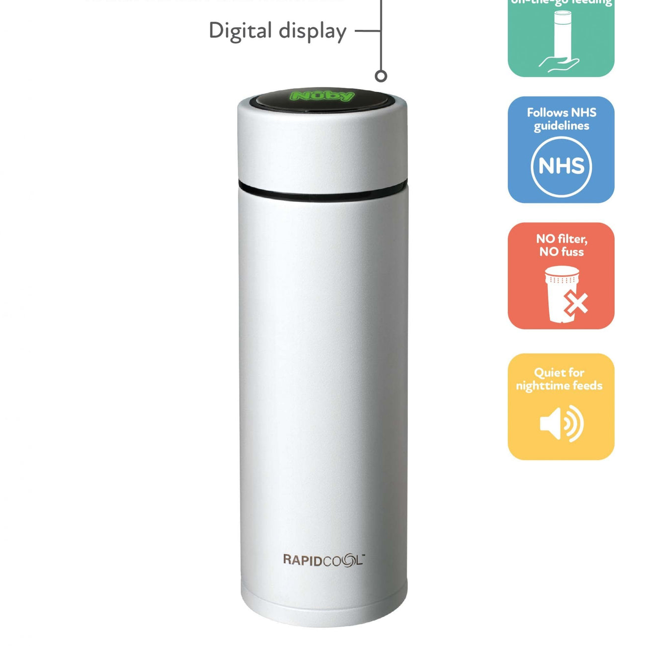 Nûby Tragbarer RapidCool™ Hilfe zur Zubereitung von Säuglingsnahrung von ROSSMANN für 44,99 Nûby Tragbarer RapidCool™ Hilfe zur Zubereitung von Säuglingsnahrung von ROSSMANN für 44,99