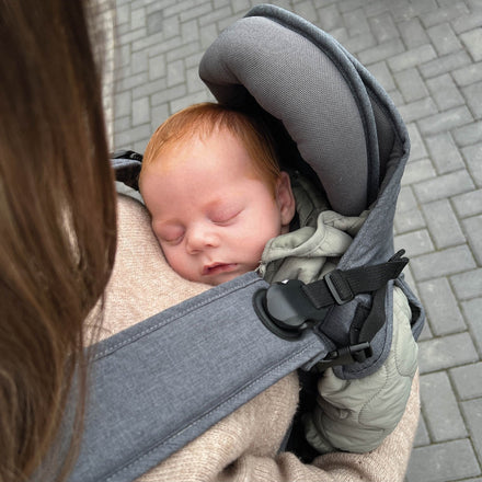 Newborn Baby Carrier Dark Grey Carrier Nuby   