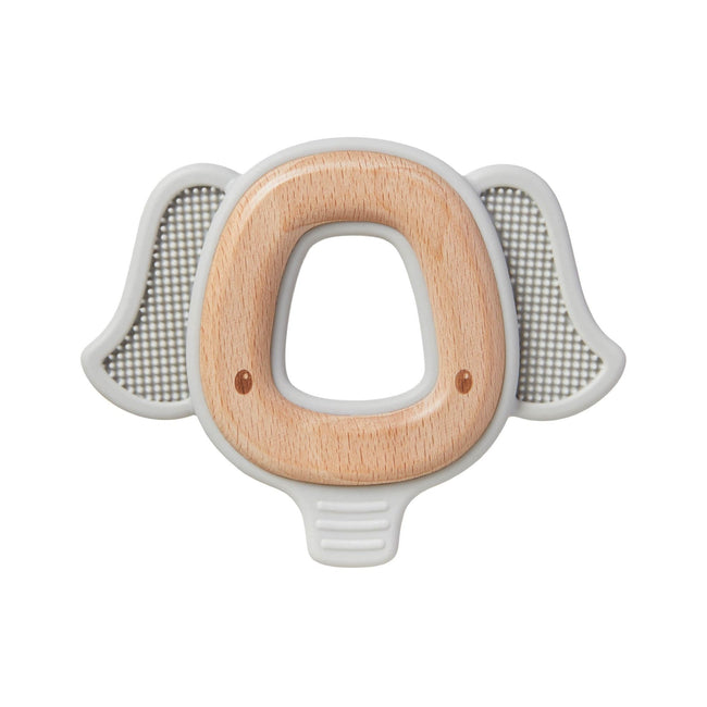 Natural Wood Silicone Teether Teethers Nuby UK