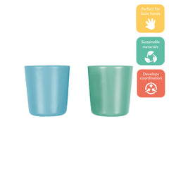 Earth First Toddler Tumblers Blue 2 Pack