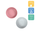Earth First Baby Bowls Pink 2 Pack