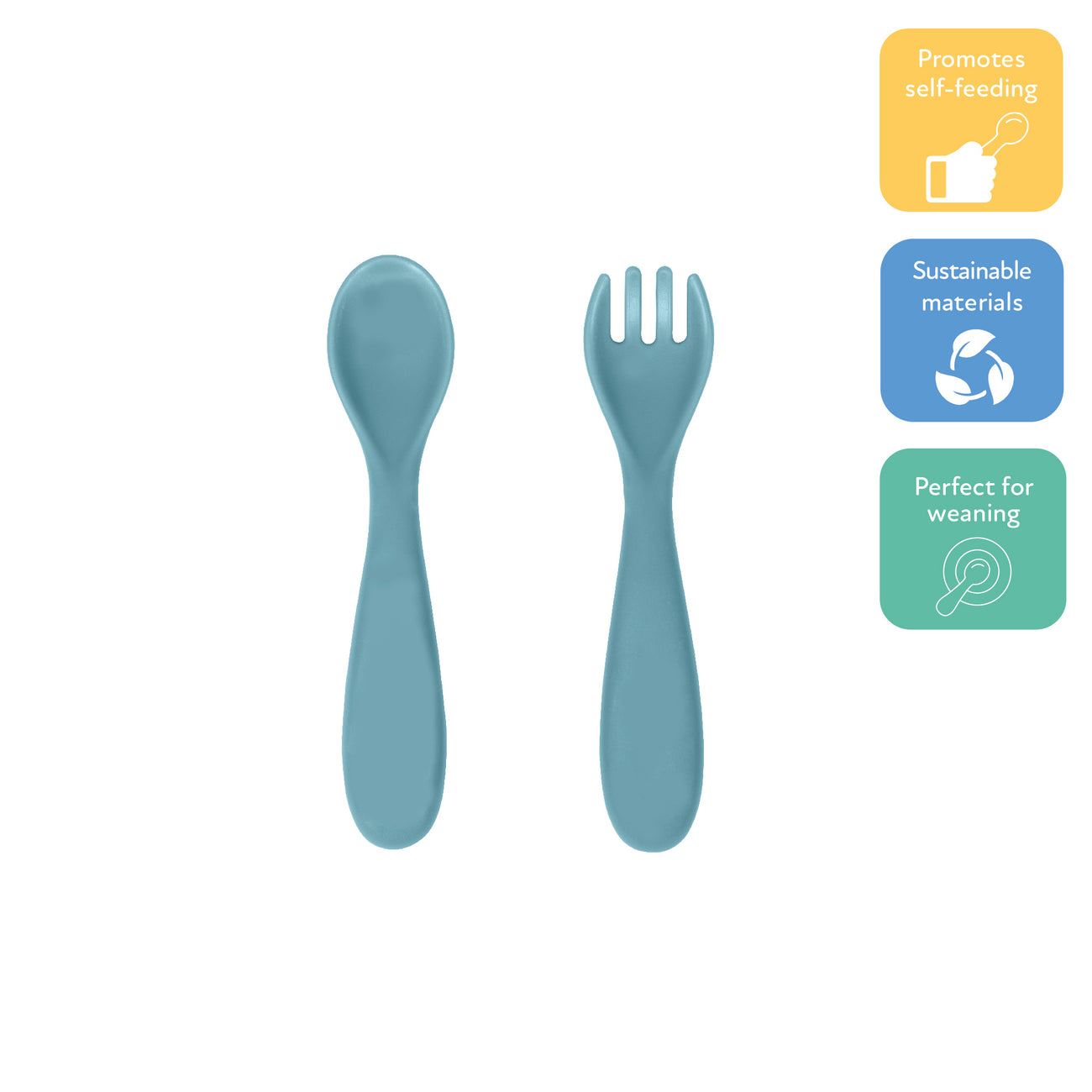 Earth First Baby Cutlery Blue 6 Pack